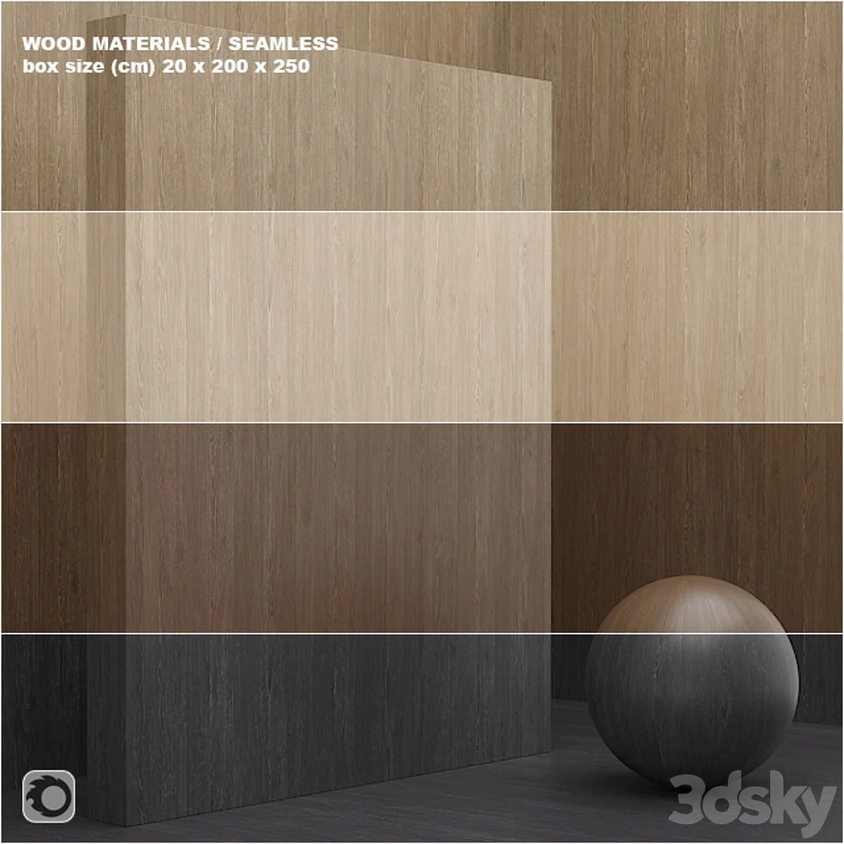 Material wood / veneer (seamless) - set 21